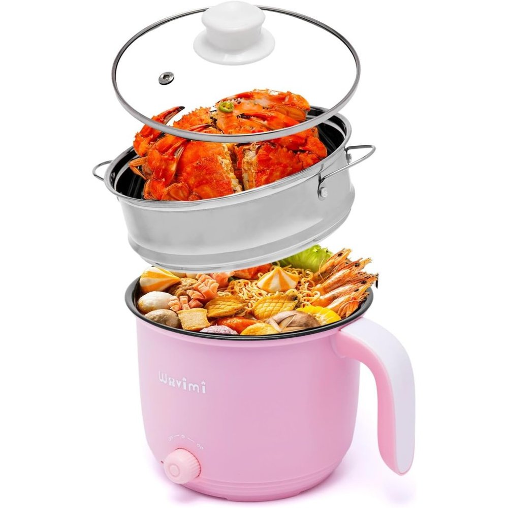Home Pink Electric Cooking Hot Pot